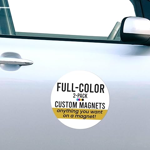 Custom Round Car Magnets 12