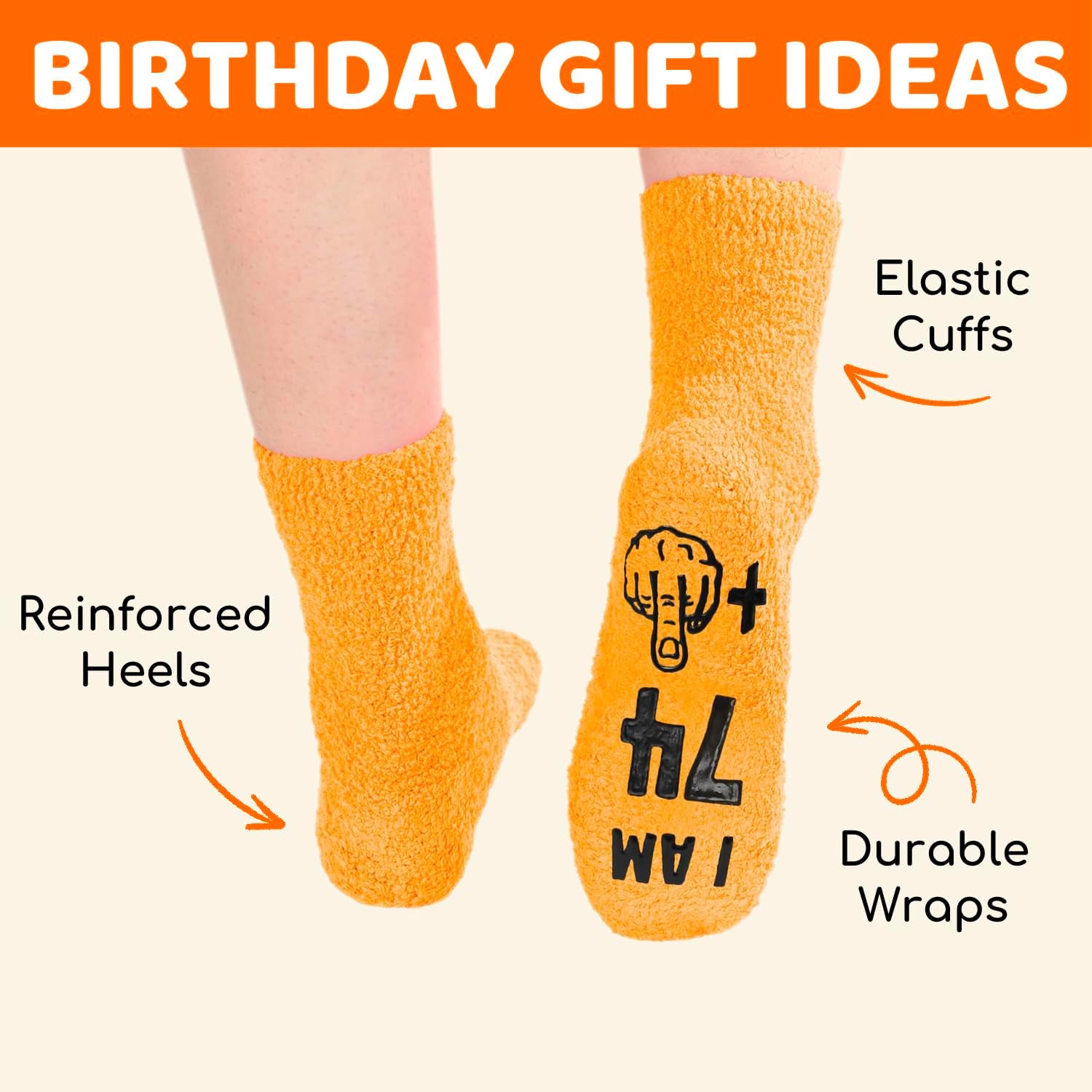 HAPPYPOP Birthday Gift Ideas for Women - Socks for Senior Women Over 75, Female Friends - Image 5
