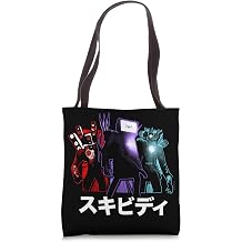 Skibidi Toilet Titan Glow Tote Bag
