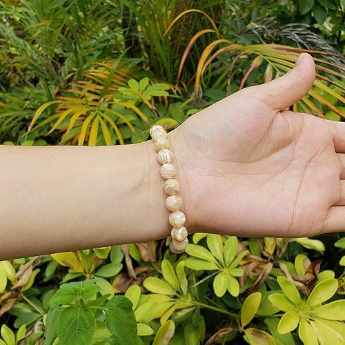 Miniatura 77 de Cuentas de piedra para hacer joyas, piedras preciosas naturales redondas sueltas espaciadoras para pulseras, collares y aretes, Piedra Kit