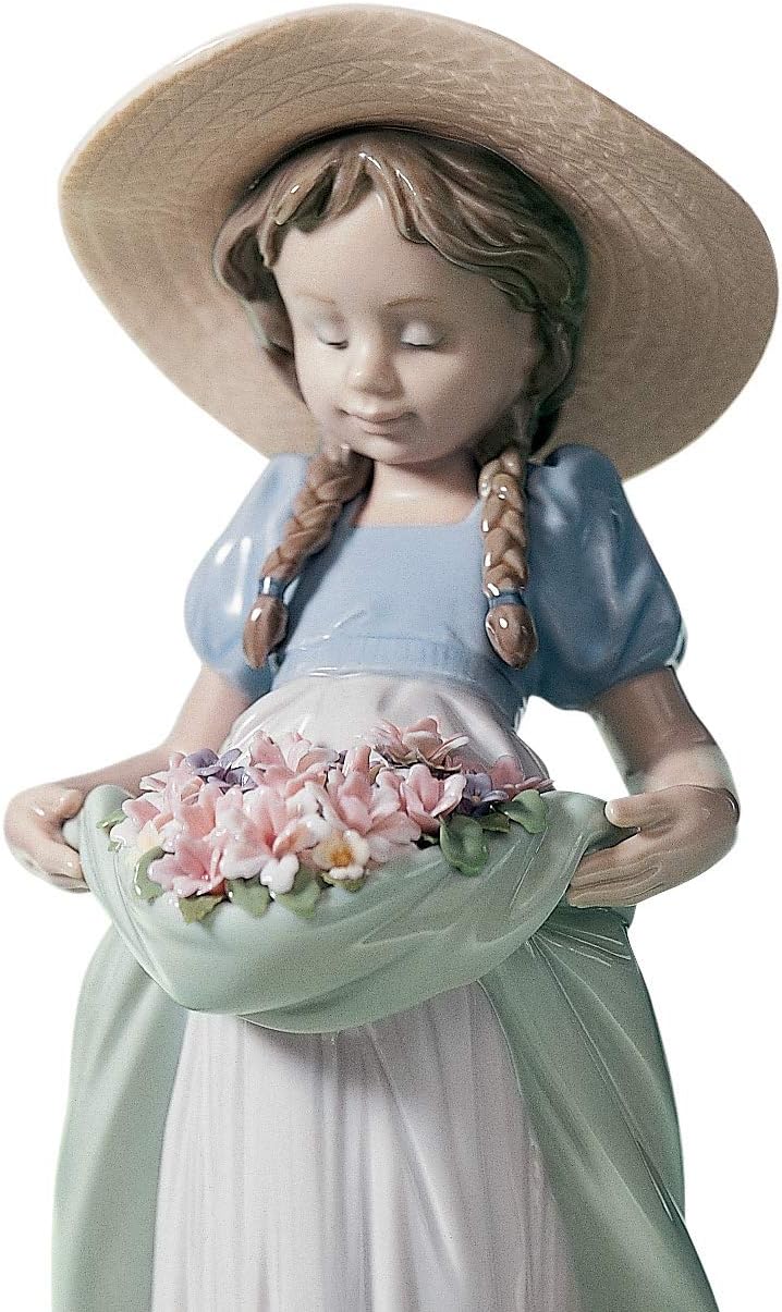 リヤドロ LLADRÓ 人形 たくさん摘めたよ! 01006756 LLADRO リヤドロ