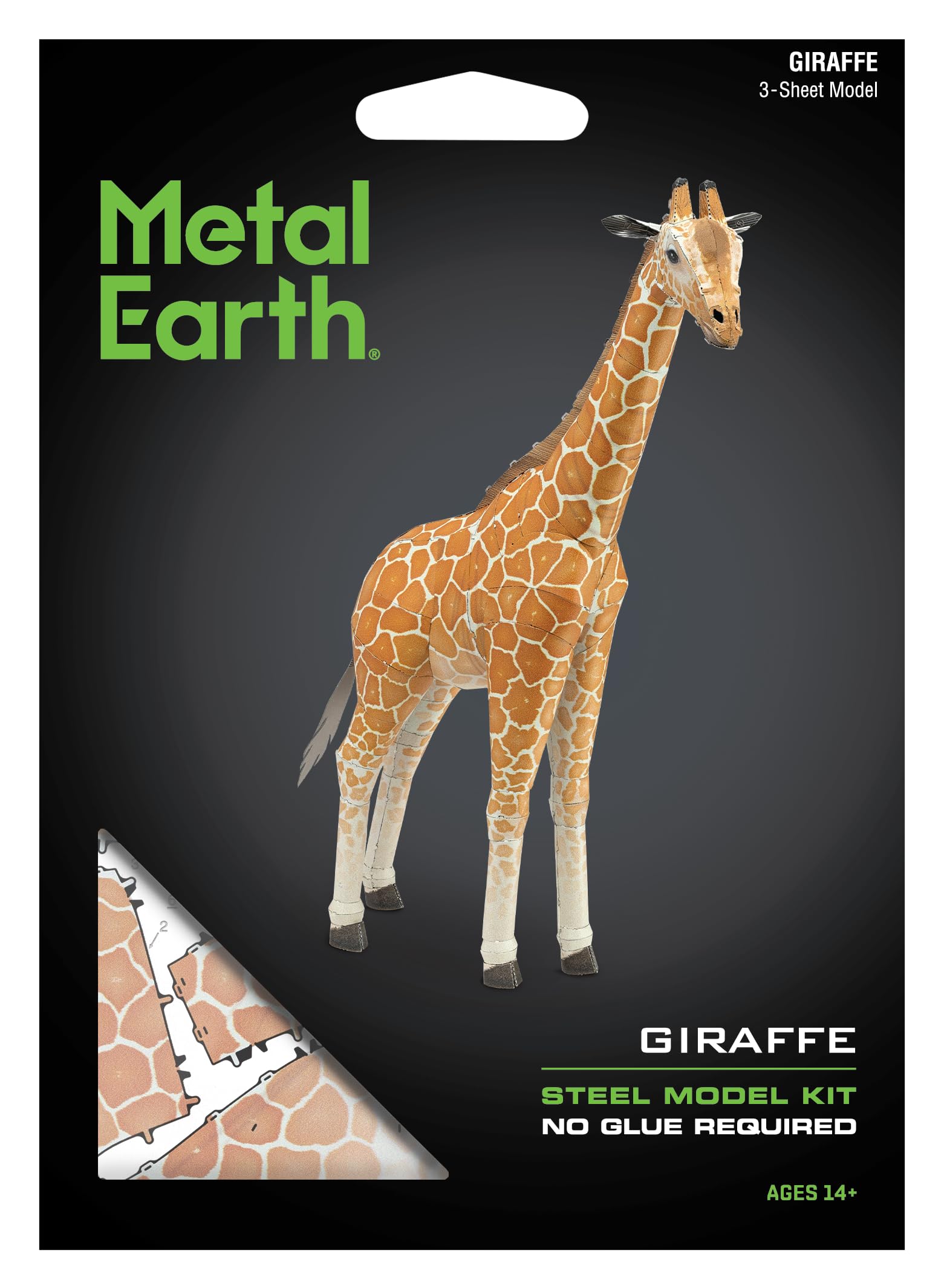 Metal Earth Giraffe 3D Metal Model Kit Fascinations - Image 6