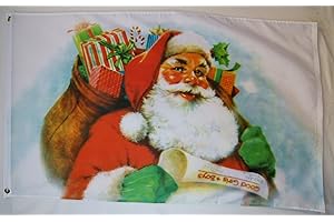 Santa Claus with Bag of Presents 3x5 Banner for Boys and Girls