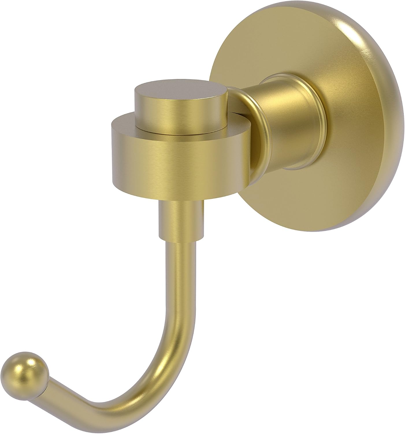 Allied Brass 2020-SBR Continental Collection Robe Hook, Satin Brass