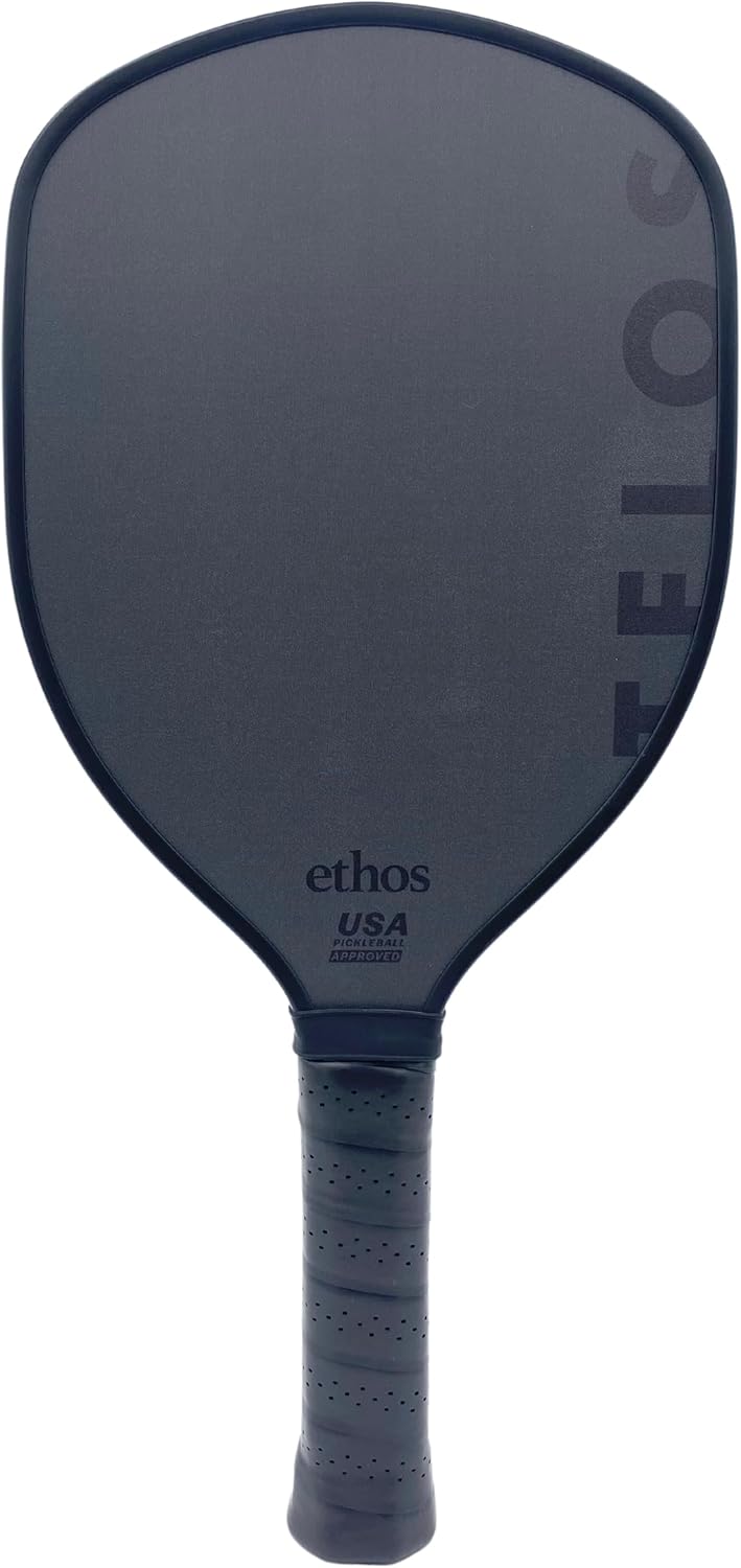 ETHOS Telos Pickleball Paddle with Raw Toray T-700 Carbon Fiber 16mm