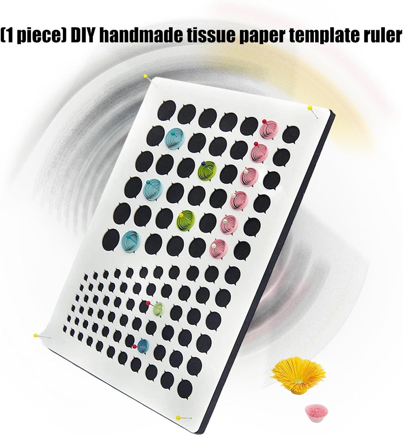 Multipurpose Quilling Template Ruler Scrapbooking Tool for Card Making Creative Paper Craft Project Quilling