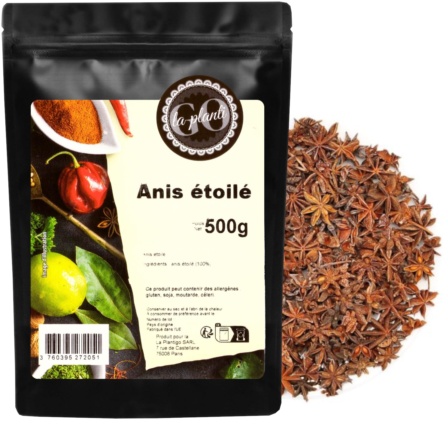 Anis étoilé - LA PLANTIGO (500 g)