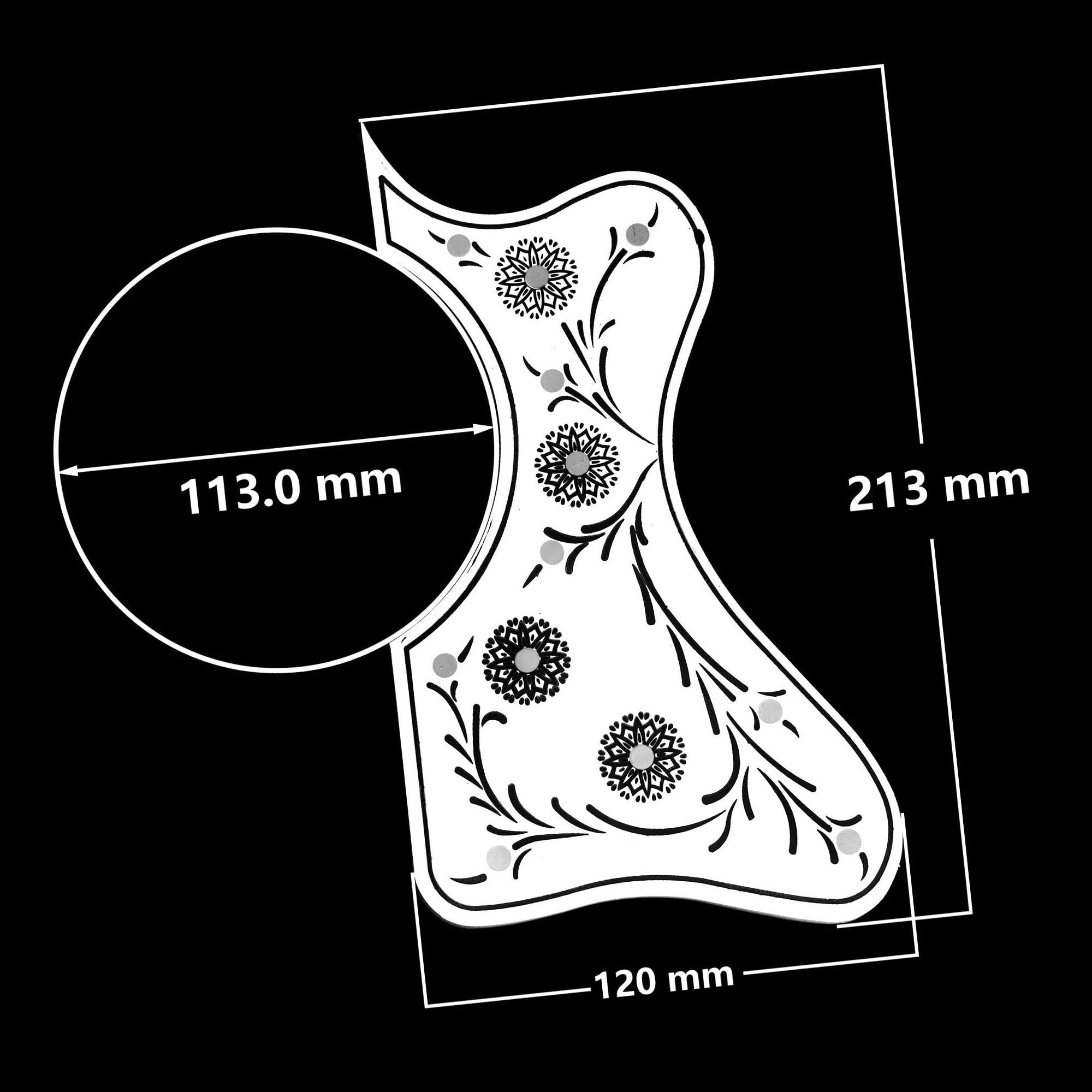 Pickguard do gitary akustycznej dla początkujących Płytka ochronna do gitary akustycznej Red Tortoise Accessories