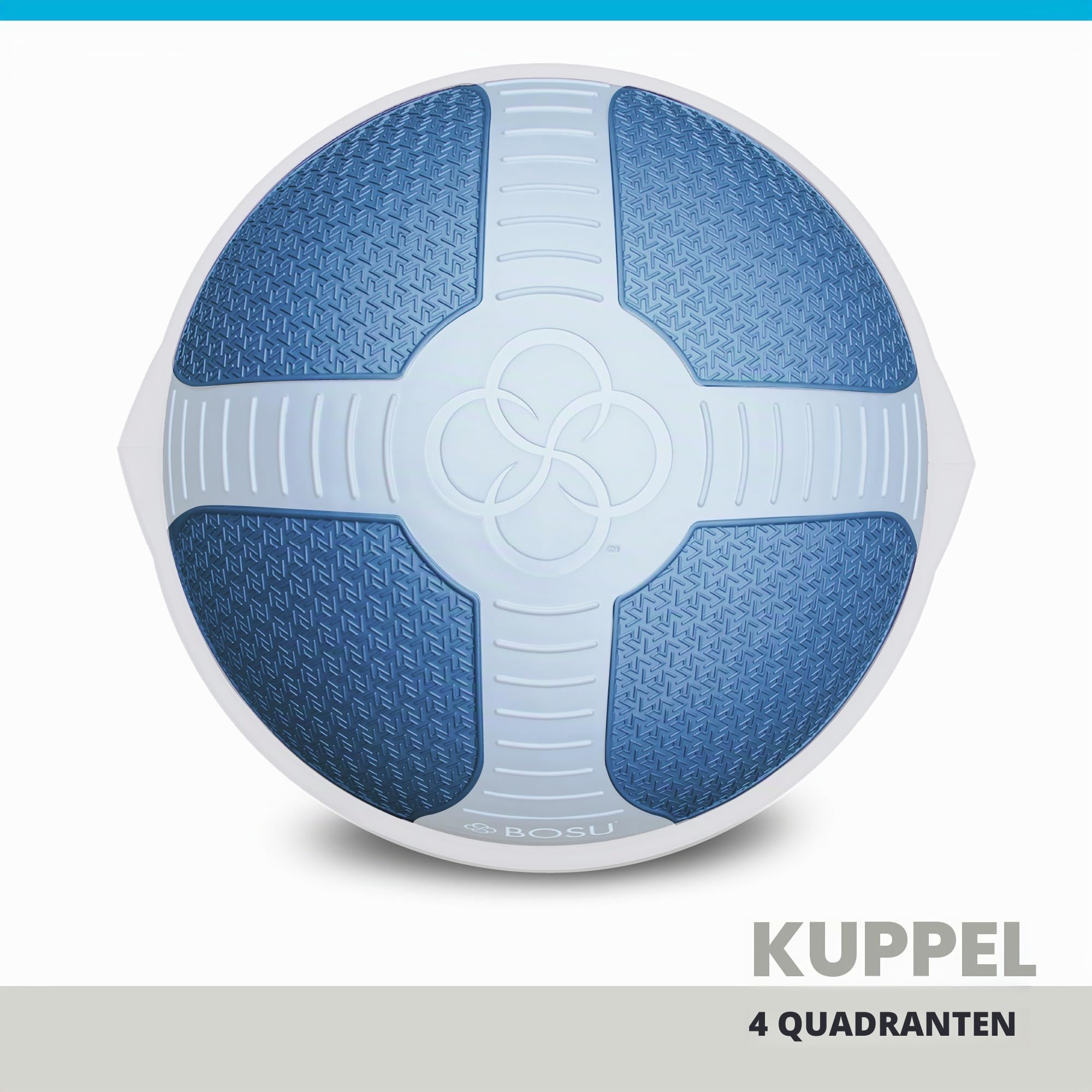 BOSU Nextgen Balance-Trainer mit Strukturiertem Design, blau, 65 cm