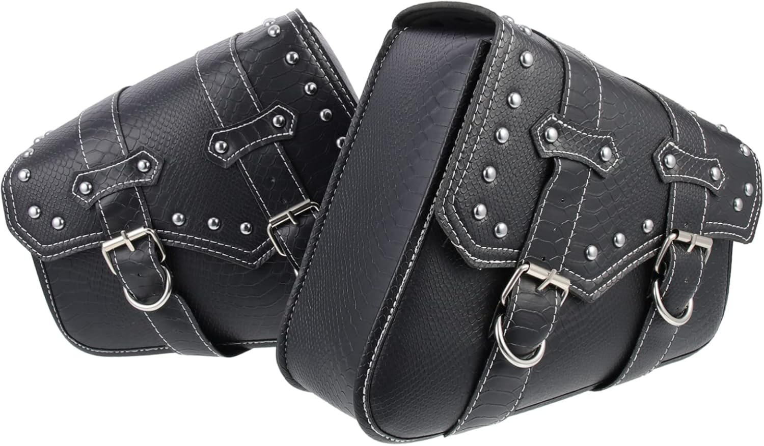 OUNONA 1pair Motorcycle Side Tool Pouch Practical Tool Storage Bag for Motorbike Capacity and Chic Design Fit for Cruisers and Touring for Daily Riding Needs