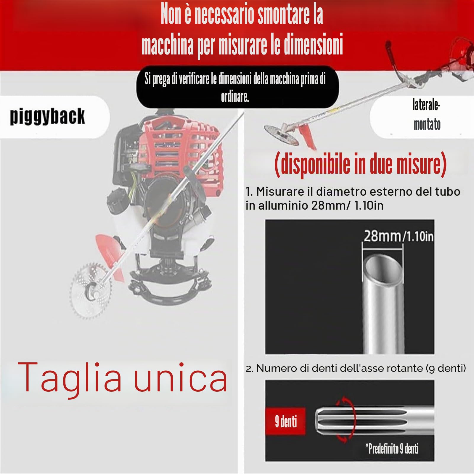 Attrezzo da Giardino Decespugliatore Ruota a Erba, 28 mm 9 Denti Terra Allentare Mini Motocoltivatore Ruota di Aratura Profonda Coltivatore di Motocoltivatore da Giardino