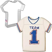 Vista 1 de Cortador de galletas de jersey/camisa de 4.25" fabricado en Estados Unidos por Ann Clark