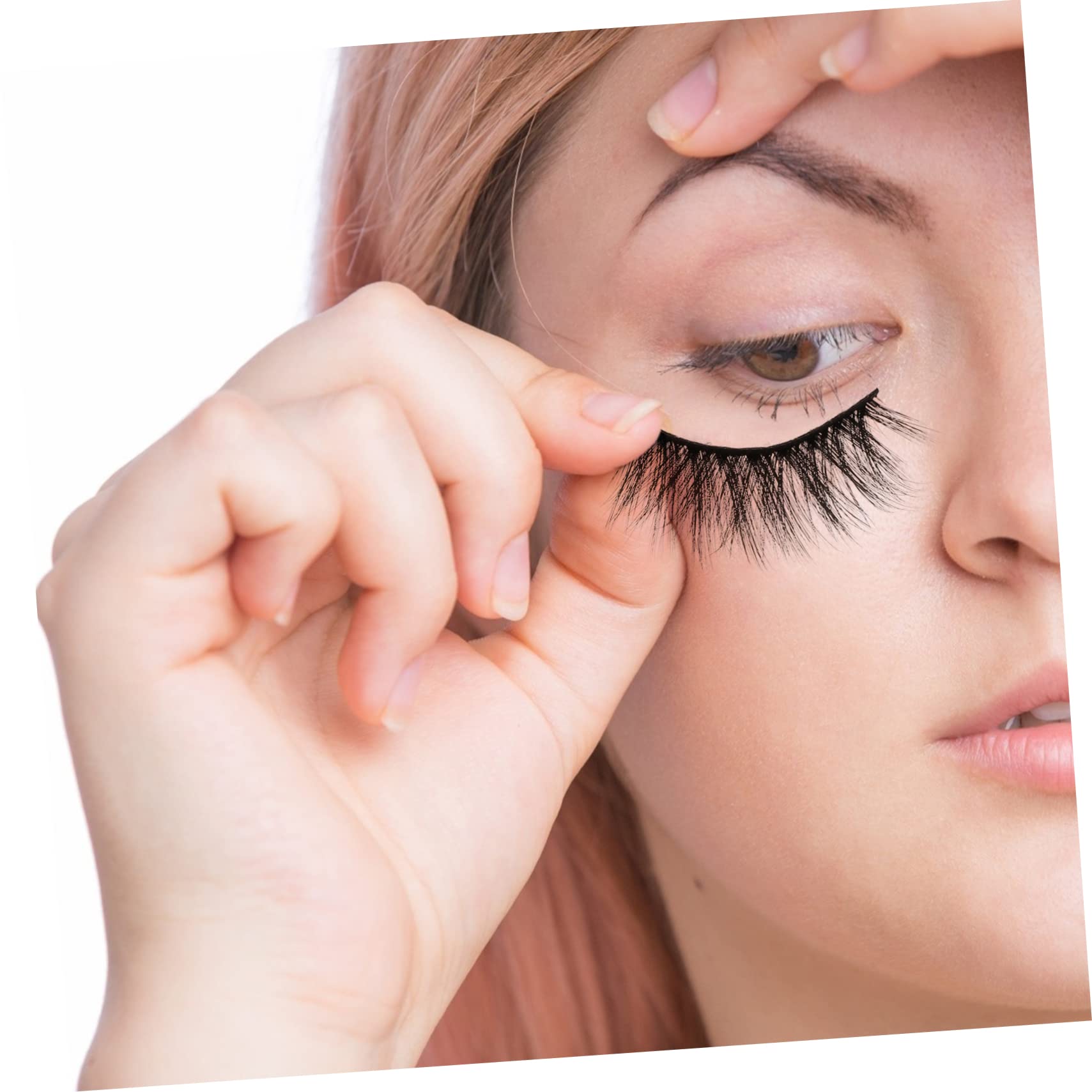 FRCOLOR Ciglia Finte Naturali e Voluminose Per Trucco Donna Per Uso Professionale e Personale Facilità Uso Look Elegante e Radioso