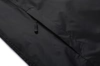Vista 6 de Chaqueta impermeable ligera para hombre, con capucha ajustable, rompevientos para senderismo al aire libre