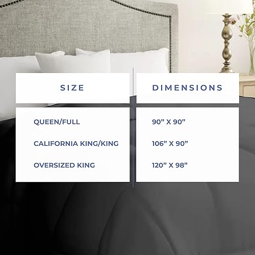 Miniatura 2 de Kotton Culture Edredón alternativo de plumón de 600 hilos con carcasa de algodón  Relleno de microfibra de 400 GSM  Puntada de caja y pestañas en