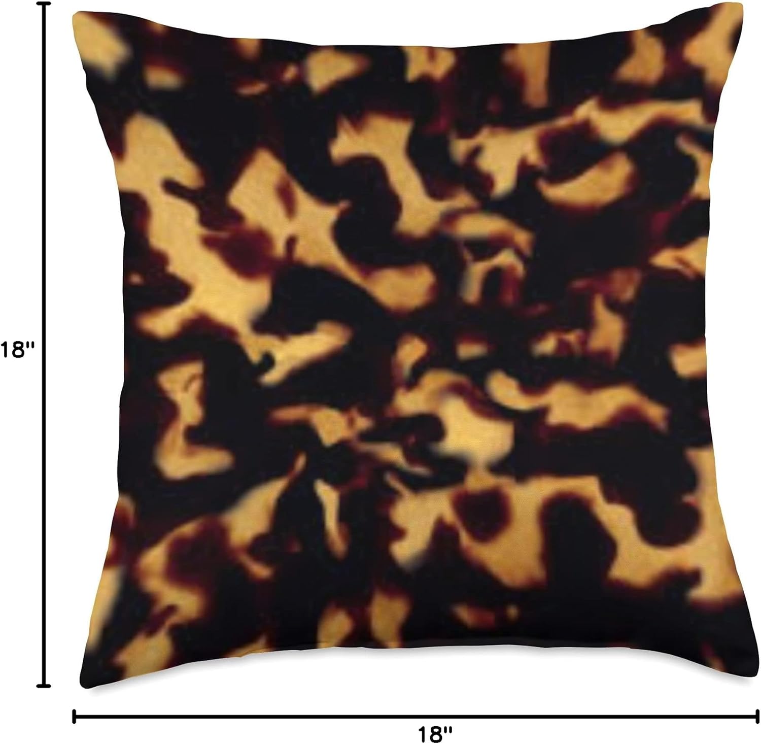 Tortoise Shell Throw Pillow