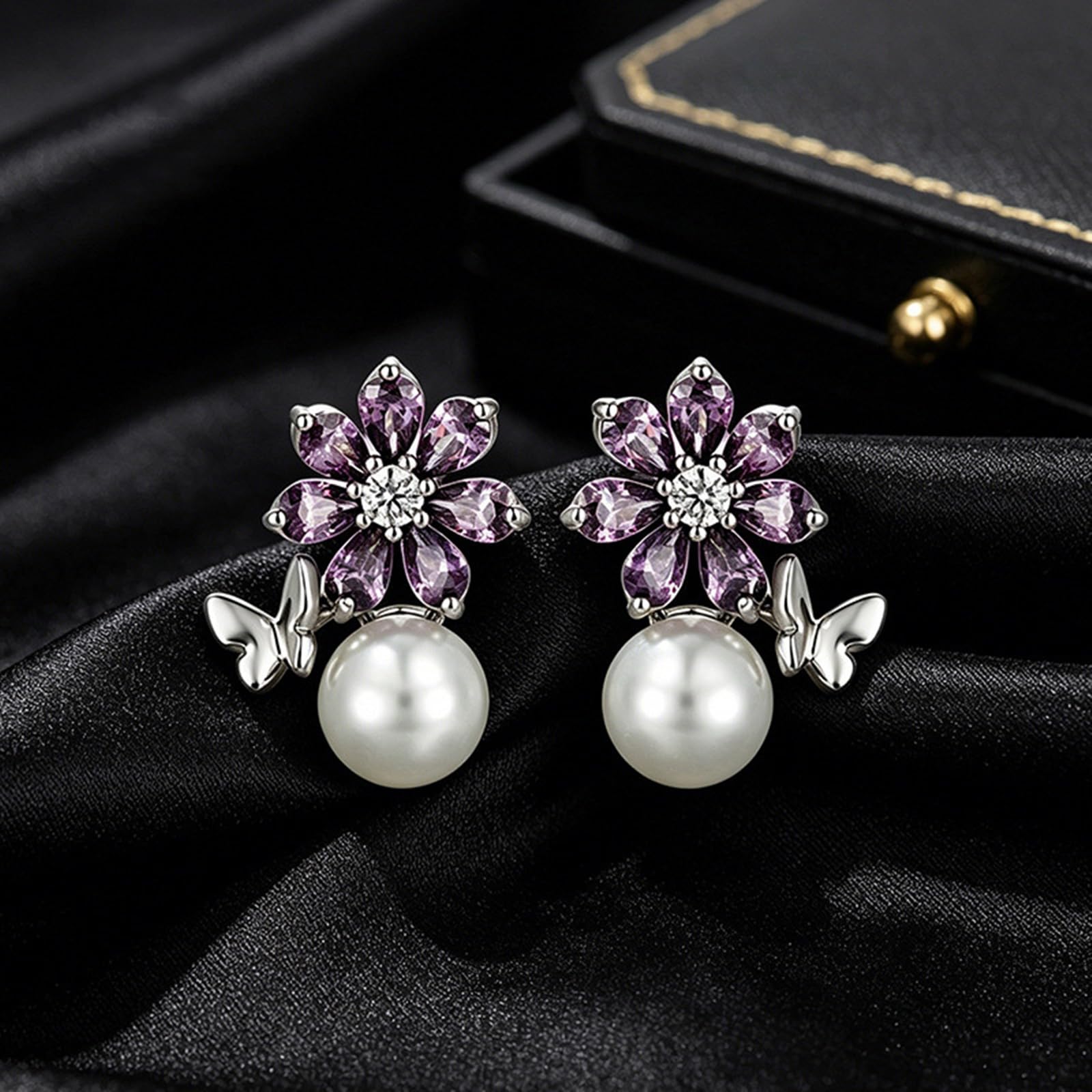 Pendientes de platino 950 para mujer