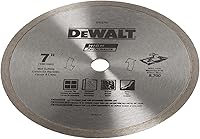 DEWALT DW4791 7-Inch Diamond Tile Blade - High Performance for Fast, Clean Cuts on Tile & Stone