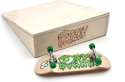 Miniatura 6 de SPITBOARDS Diapasón Kicker Rampas Obstáculos Verde Slime Logo