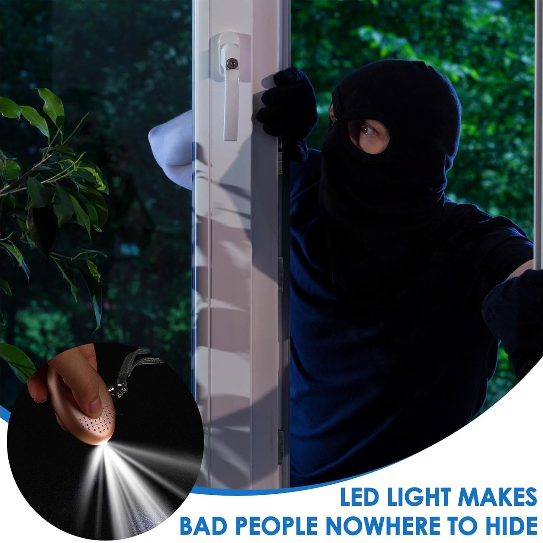 Llavero de alarma de seguridad personal con luz LED, alerta de seguridad de emergencia de 130 dB, paquete de 76 en 19 colores mezclados, protección portátil para mujeres, niñas, niños, ancianos