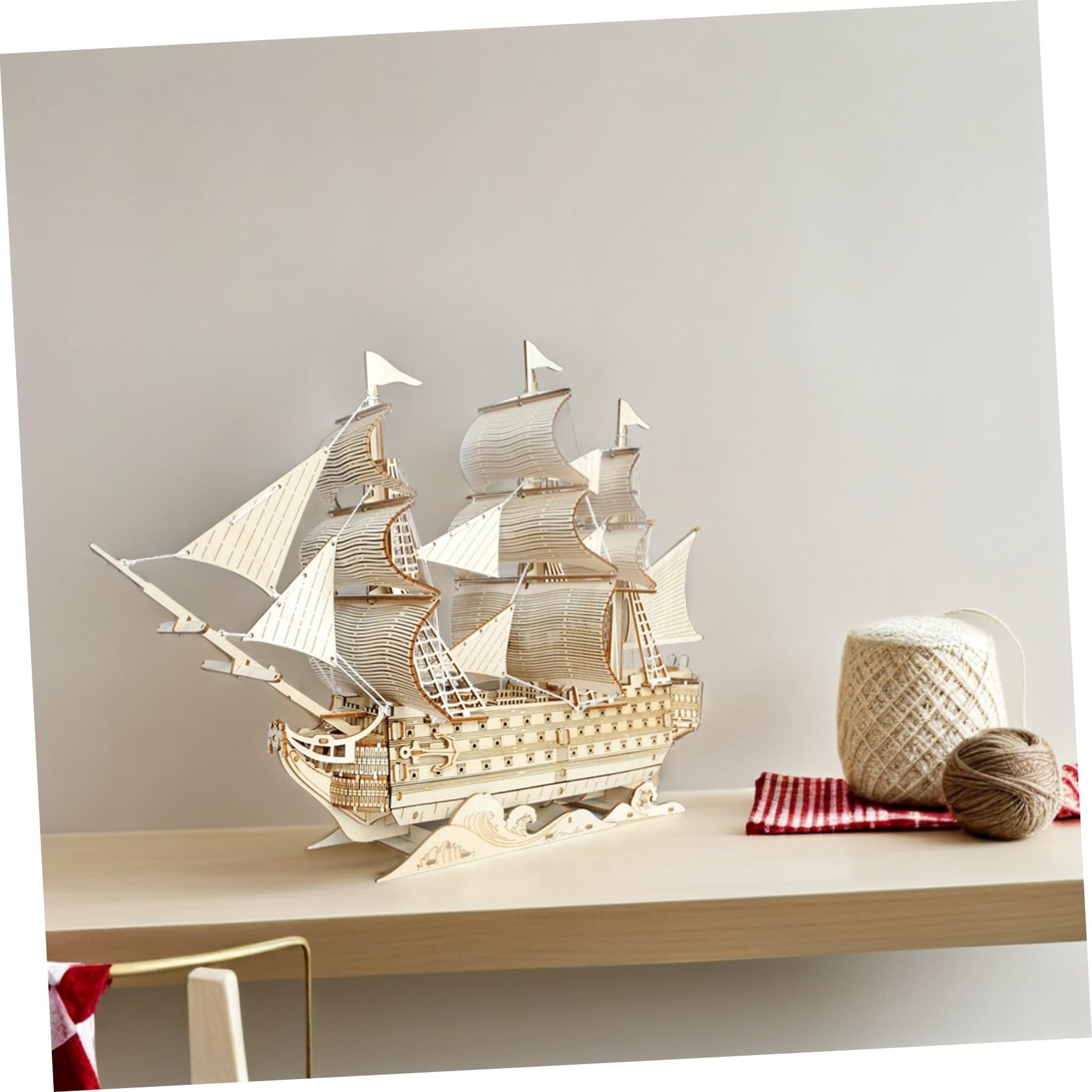 VICASKY Kit Modellismo Navale in Legno Puzzle Per Adulti Modelli Di Navi Vela Da Costruire Kit Di Artigianato Nautico Per Principianti Ed Esperti Decorazioni Tema Oceanico