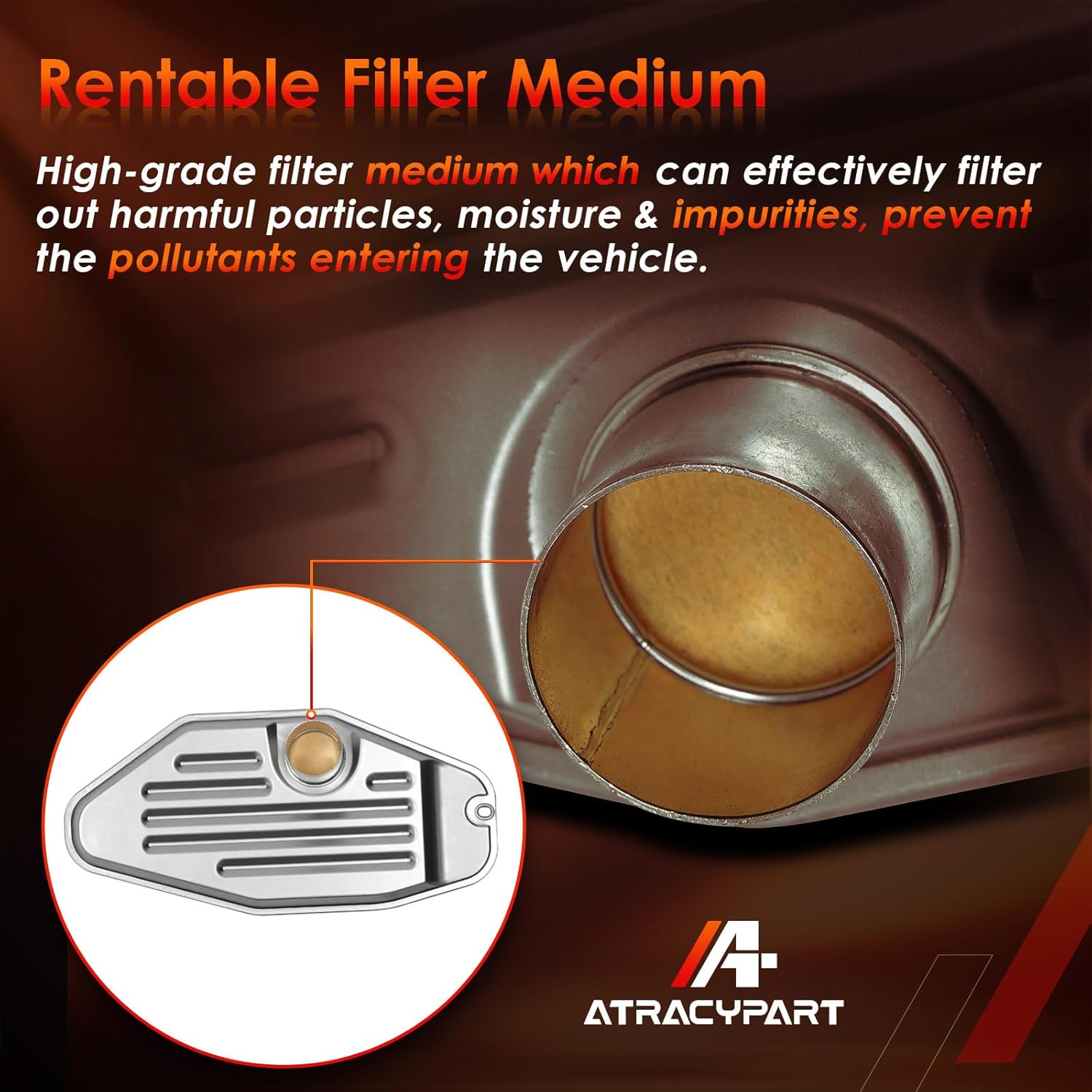 68RFE Transmission Filter Kit Deep Pan, Compatible With 1999-UP Ram, Chrysler, Dodge, Jeep, For 45RFE, 545RFE, 65RFE, 66RFE Automatic Transmission 4WD, Replace OE#: 5013470AC, 5179267AC