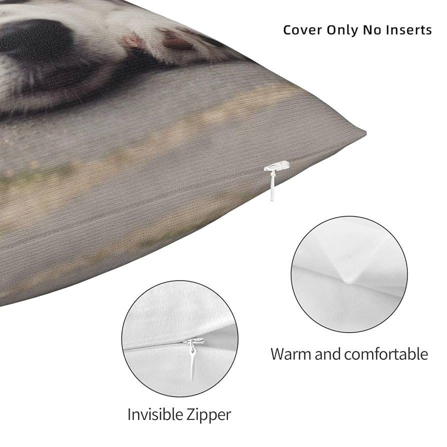 Amazon.co.jp: ハスキー 犬柄 クッションカバー 66x66cm 抱き枕
