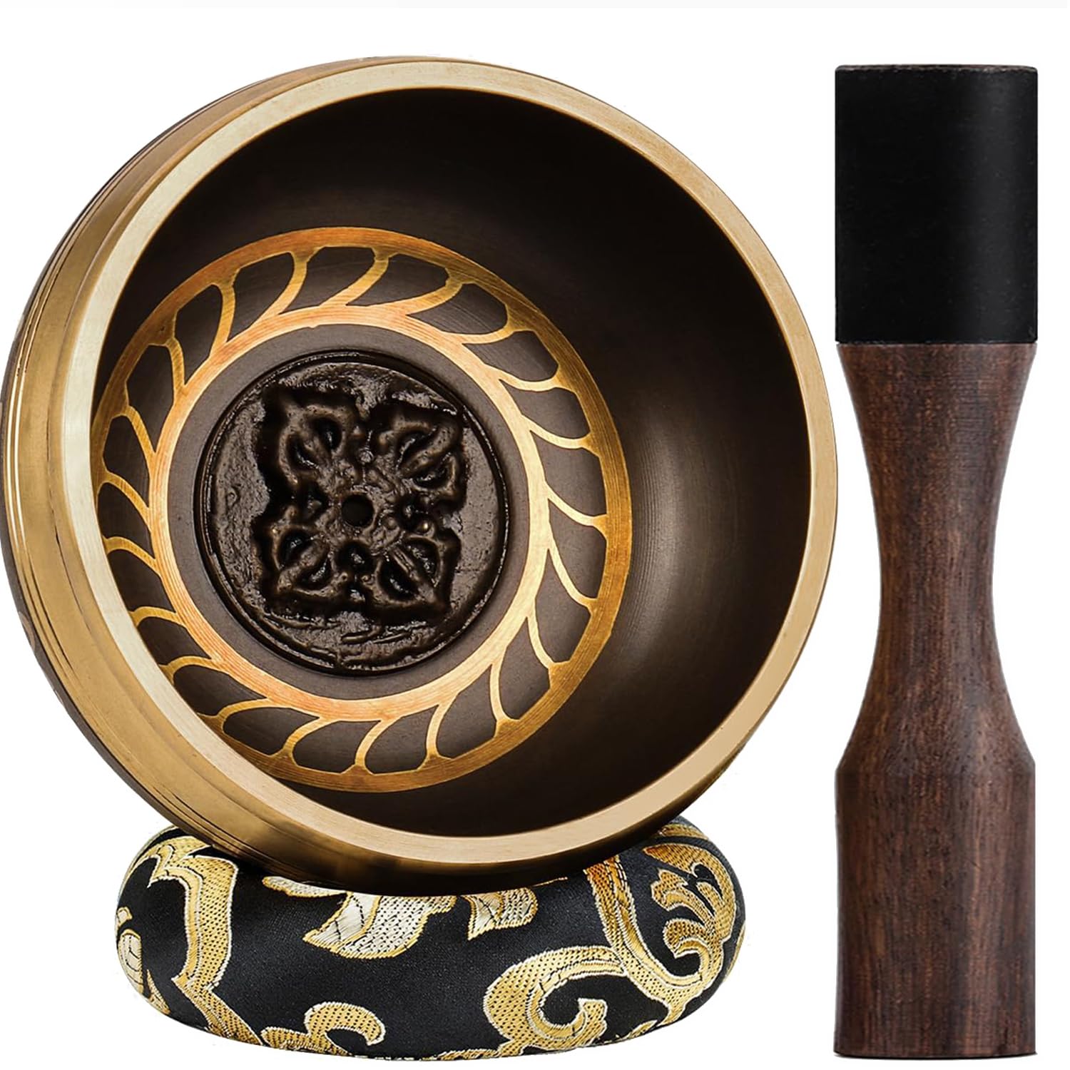 Tibetan Singing Bowls – Hand-Hammered in Nepal, Authentic Meditation Sound Bowls for Yoga, Chakra Healing, Mindfulness & Spiritual Self-Care Gifts for Women
