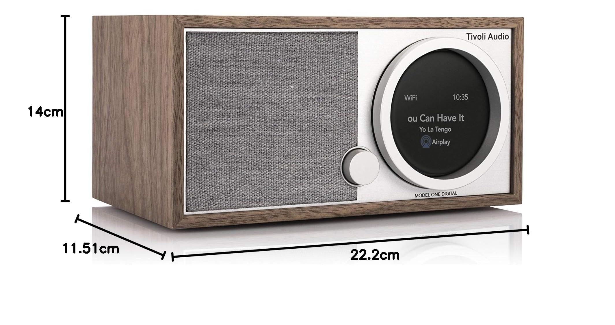 Tivoli Audio One Digital (Gen. 2) (Walnut/Gray)