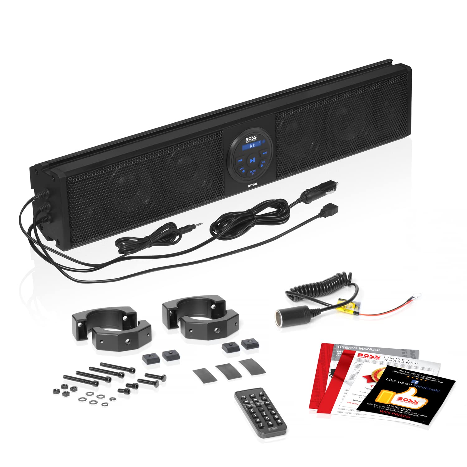 Buy BOSS Audio Systems BRT26A UTV Sound Bar 26 Inch Wide, IPX5 Rated