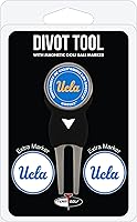 Vista 9 de Team Golf NCAA Unisex-Adult Team Golf NCAA Divot Tool with 3 Golf Ball Markers Pack, Markers are Removable Magnetic Double-Sided Enamel