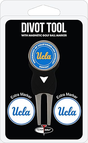 Vista 11 de Team Golf NCAA - Herramienta Divot con 3 marcadores de pelota de golf, los marcadores son esmaltes magnéticos extraíbles de doble cara