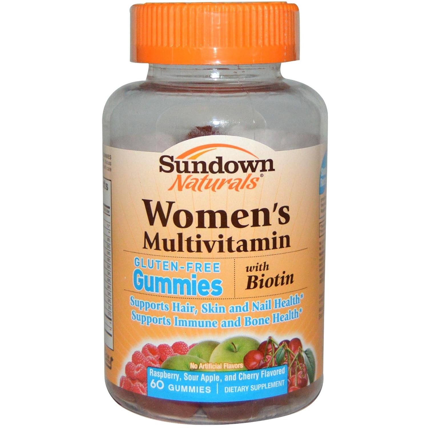 Sundown Naturals Multivitamínicas Mulheres Biotina Framboesa