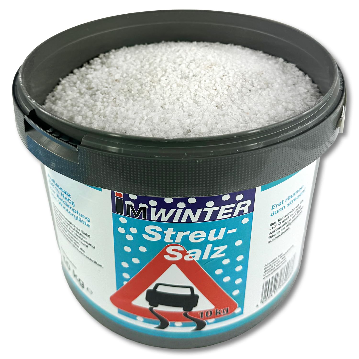 En invierno, 10 kg de sal de deshielo para descongelar, nieve, hielo, servicio de limpieza