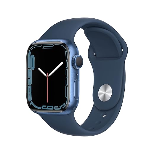 Apple Watch Series 7 (GPS, 45mm) - Midnight Aluminium Case with Midnight Sport Band - Regular