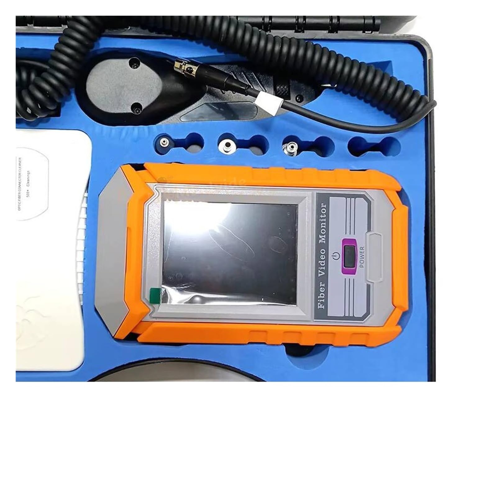Microscope à sonde vidéo d'inspection FVM-100, détecteur de visage d'extrémité optique, outil de nettoyage optique, connecteur UPC 5 pièces