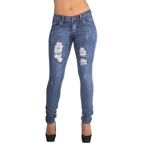Plus/Junior Size Colombian Design High Waist Butt Lift Levanta Cola Skinny Jeans