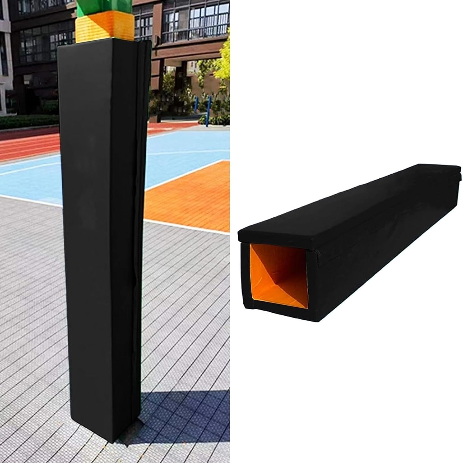 Customizable Anti-Collision Wrap for Poles in Garage, Safety Padding for Outdoor & Indoor Basketball Pole, for Playground/Gym/Sunshade