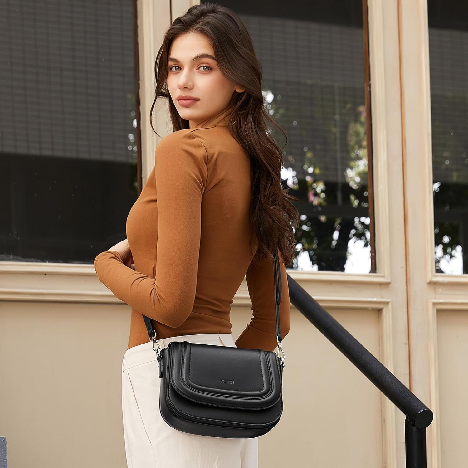 CLUCI Womens Purses and Handbags, Soft Vegan Leather Hobo Bags with Adjustable Strap, Lightweight Slouchy Shoulder Bag - Image 2