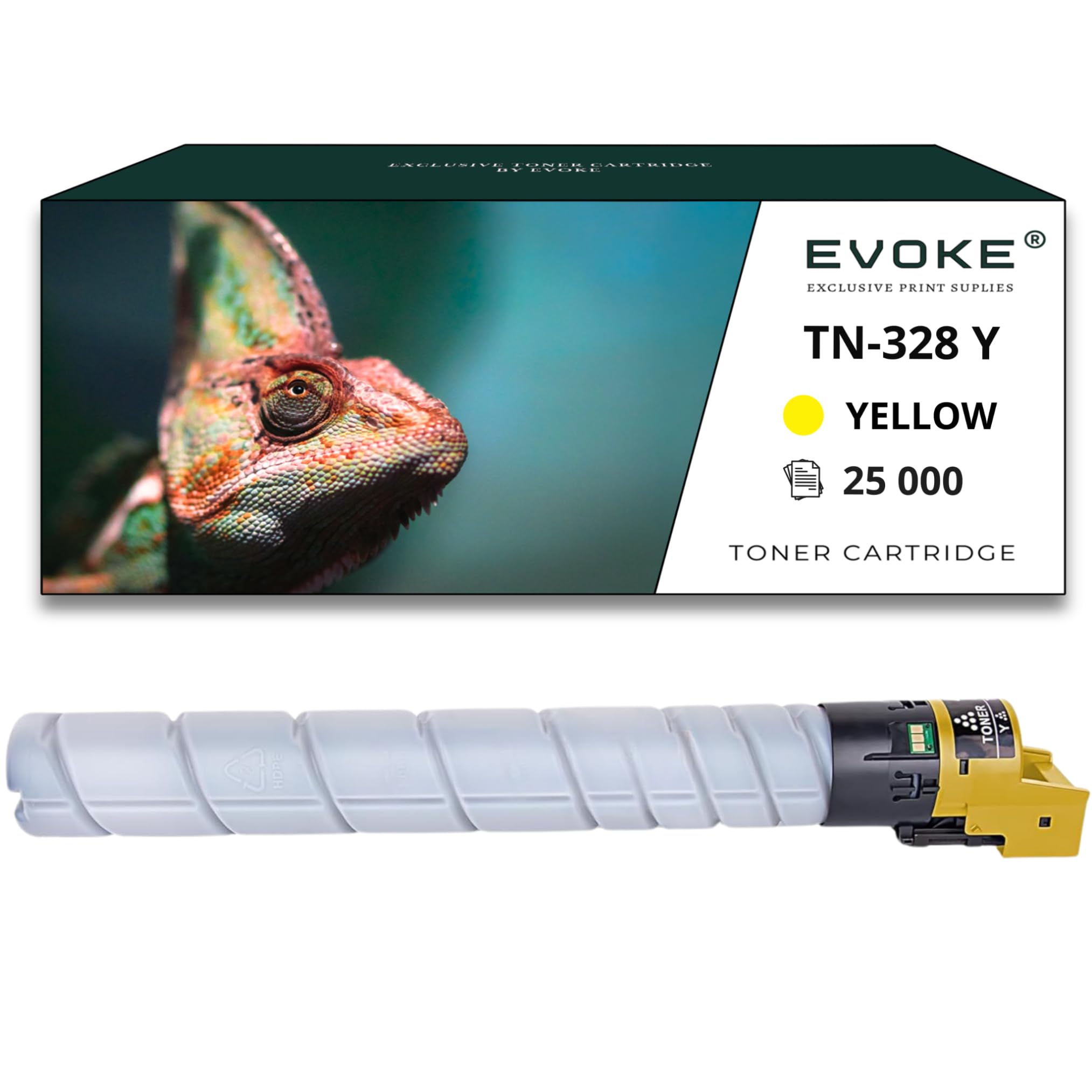 EVOKE TN328 TN-328 Toner Kompatybilny z Konica Minolta C 250 i C 300 i C 360 i (Zestaw CMYK) 102000 Stron