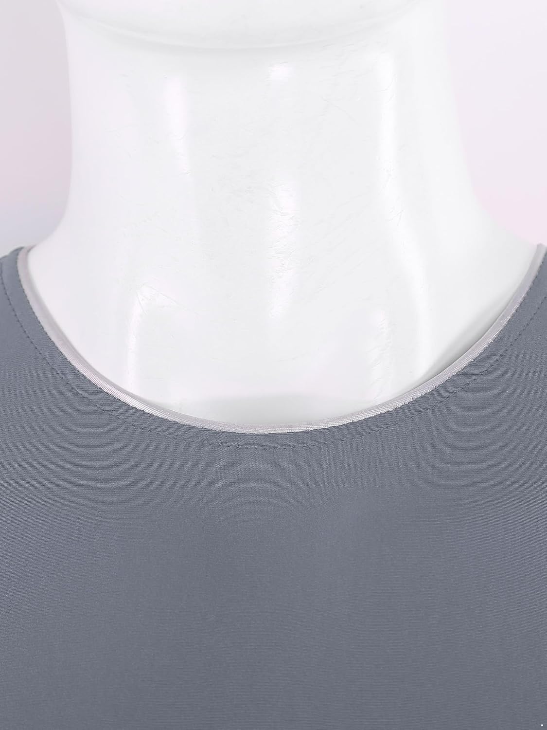 Aislor Men's One Piece Full Body Unitard Leotard Back Zipper Sleeveless Stretchy Bodysuits