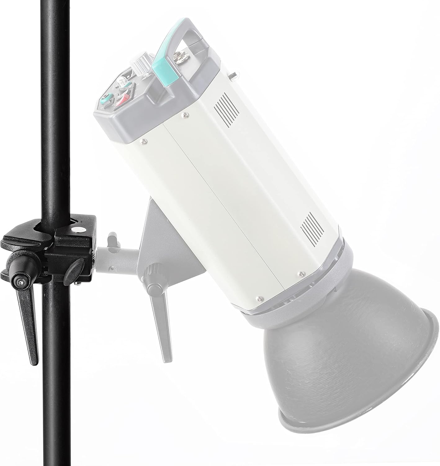 PHOCUS Super Clamp with Standard 5/8" Stud for Photography Studio Video Camera Lighting, Max Load 33lb /15kg, for Round Pipe and Flat Surface