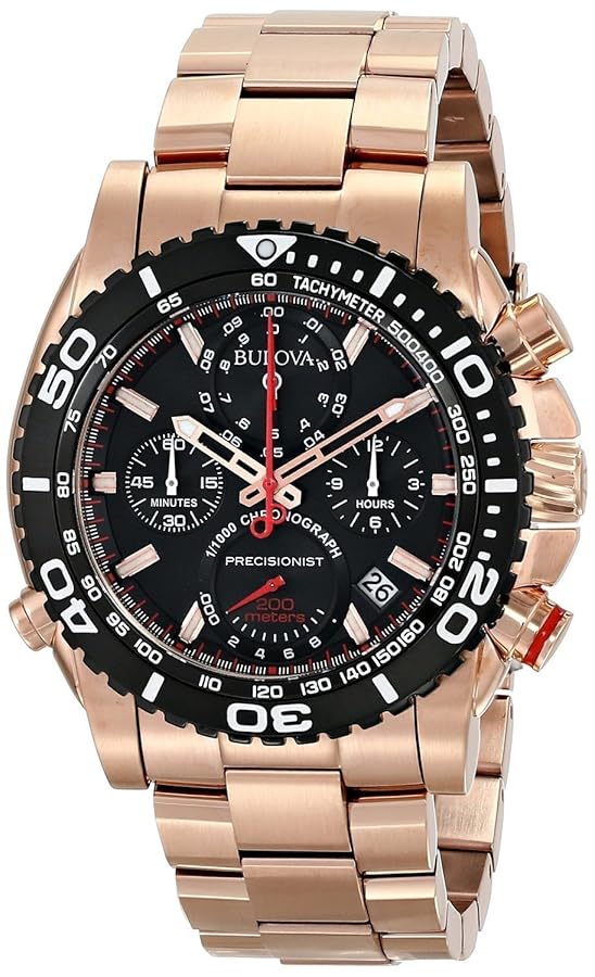【ゆーた】ブローバ　bulova　プレシジョニスト　腕時計　98B226 ブローバ 腕時計 プレシジョニスト 98B226 ブラック×ブラック