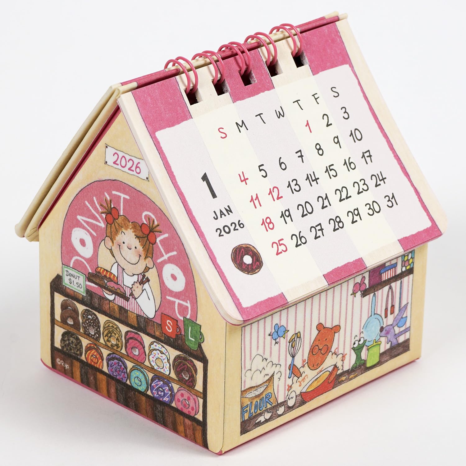 Amazon | グリーティングライフ 2026年 カレンダー ココちゃん ハウス