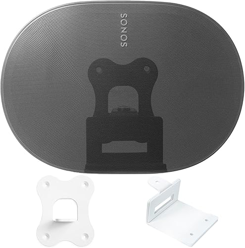 Soporte para Sonos Era 300 Soporte de pared Sonos Era 300 Accesorios con gestión de cables integrada, estante de accesorios para altavoces de hogar