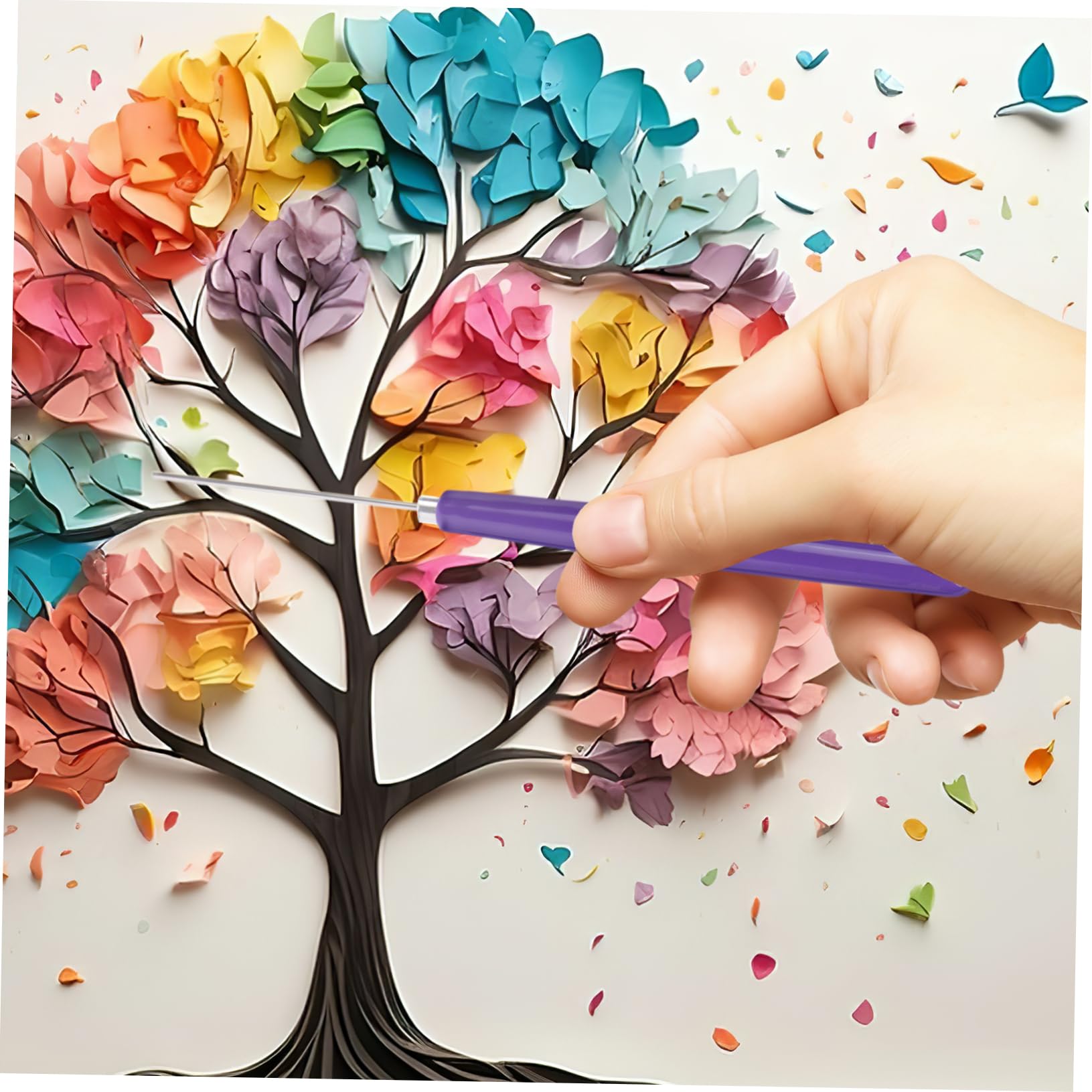 Operitacx 5 Juegos bolígrafo de papel herramientas de quilling papel para manualidades hacer Aguja alfiler herramienta de quilling para manualidades kit de pluma de quilling el plastico