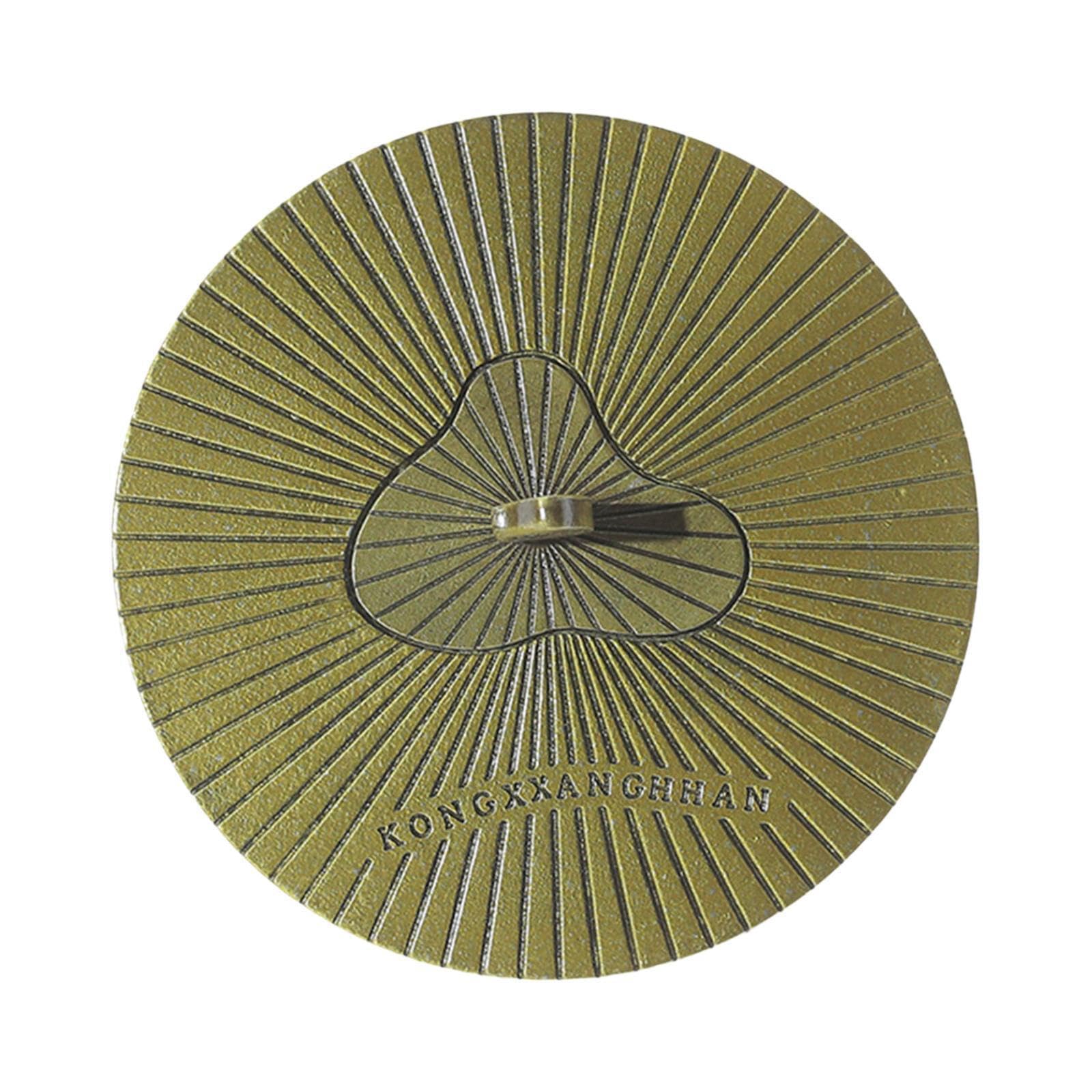 PIXZCSA Elegantly Designed Candle Ter Adds Warmth To Any Room Adding Of Warmth And Elegance To Home Environment, bronze, 3.46 inch