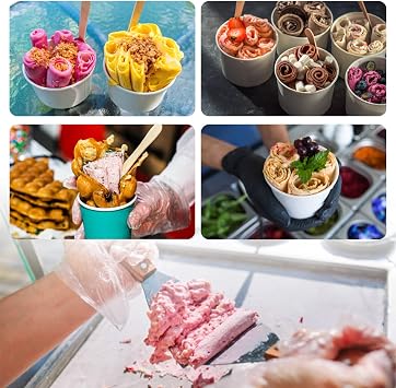 Fried Ice Cream Roll Machine,13.8x13.8in round/square Stir-Fried Ice Cream Pans,Stainless Steel Commercial Rolled Ice Cream Maker with Compressor&2 Scrapers,for Ice Cream/freeze Yogurt,square