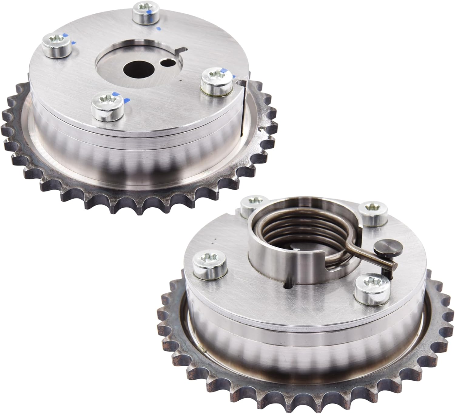 Intake & Exhaust VVT Gear Camshaft Sprocket Fit for Lexus ES300H NX300H 2.5L 2.7L 2009-2016 Toyota Camry Hybrid Venza Highlander Repl# 13050-36011&13070-0V013,13050-0V011&13070-0V011 917-258&917-259