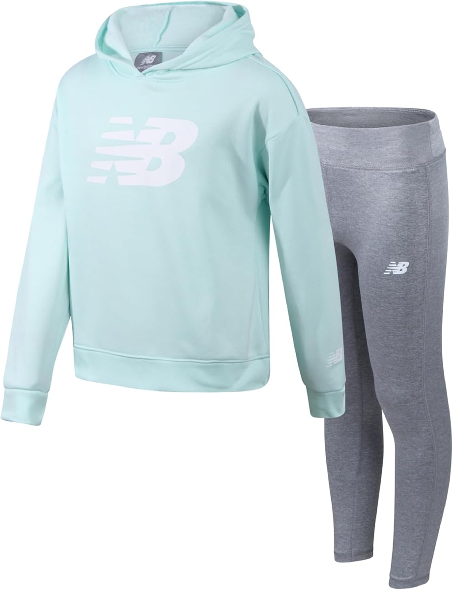 Girls 2 Piece Pullover Hoodie & Athletic Leggings Outfit 7-12